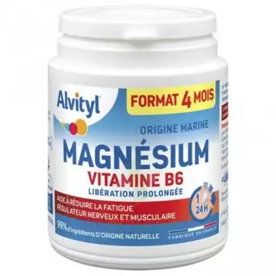 Alvityl Magnésium Vitamine B6 Libération Prolongée Comprimés Lp Pot/120 à Agde